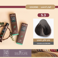 Light Brown Hair Dye Golden Shade 5.3 Gray Coverage Salvatore 60g