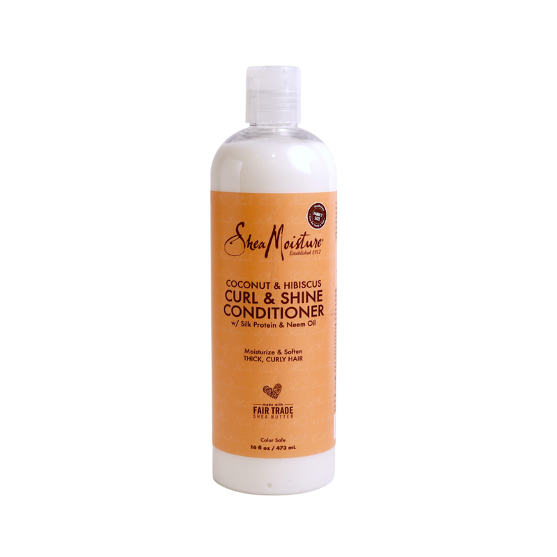 Shea Moisture Coconut & Hibiscus Curl & Shine Conditioner, 473ml