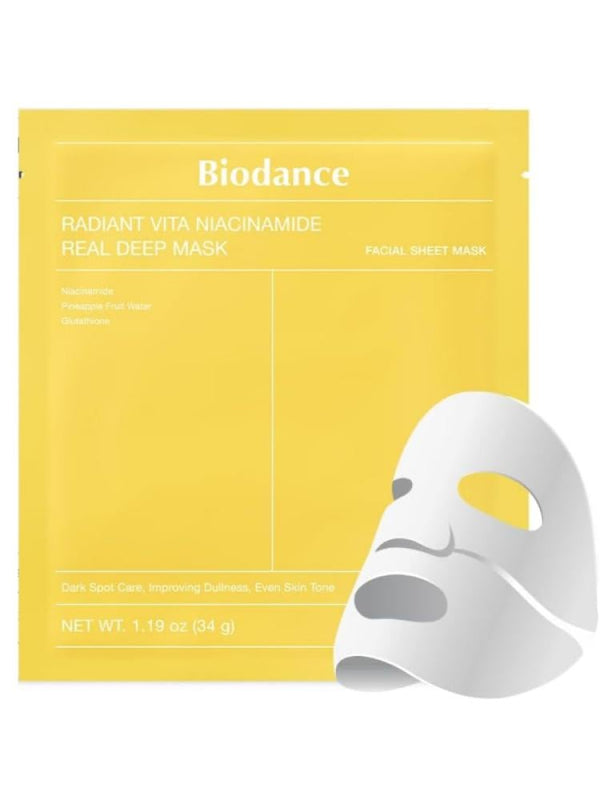 Biodance Bright Vita Niacinamide Sheet Mask - 34g
