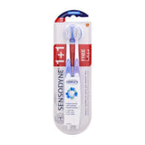 Sensodyne Soft Toothbrush for Sensitive Teeth Gentle Cleaning Blue-Purple 2 brushes