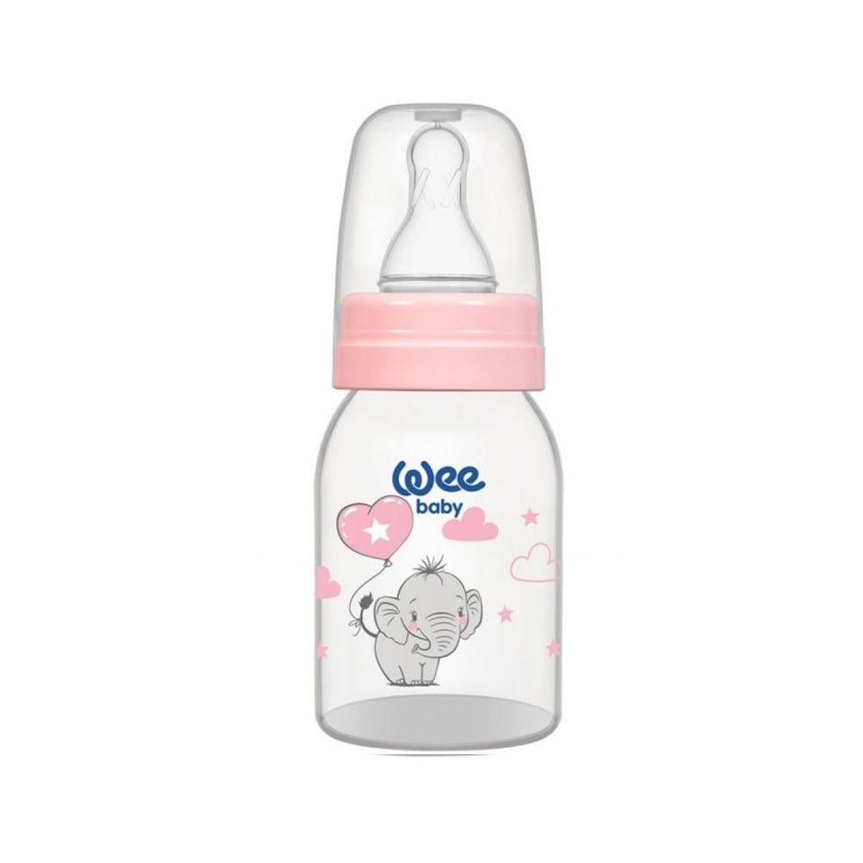 Wee Baby Classic Baby Feeding Bottle Safe & Easy to Clean 125ml