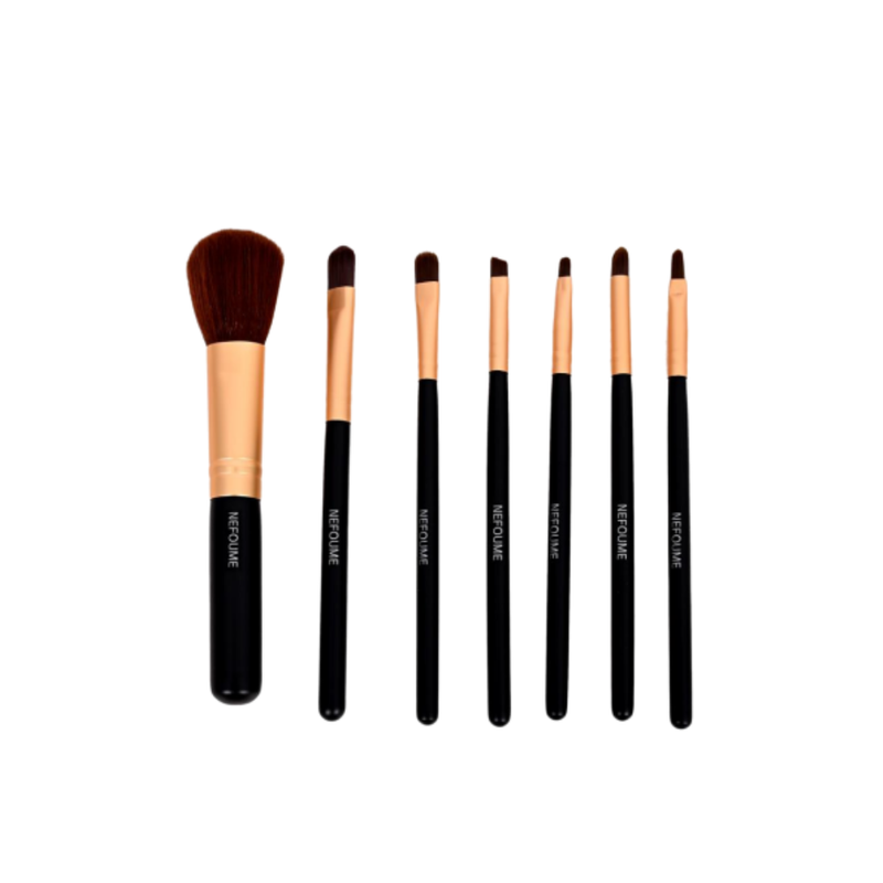 Dara Beauty Makeup Brush Set, 7-Piece, Professional Application, Synthetic Bristles