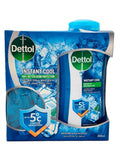 Antibacterial Body Wash Cool Dettol with Loofah 250ml