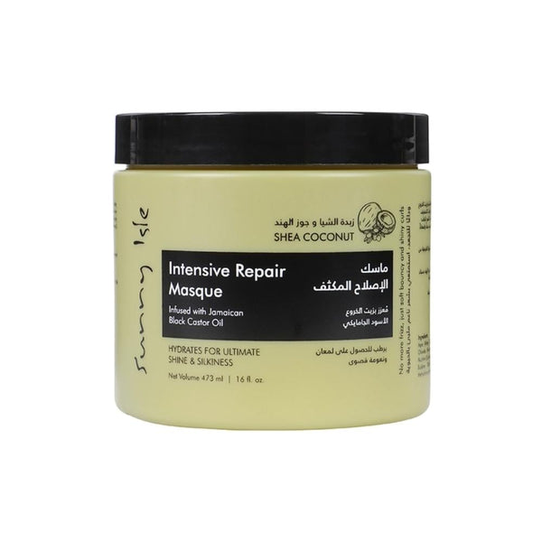 Intensive Hair Repair Mask Shea Butter Coconut Oil Sunny Isle 473ml