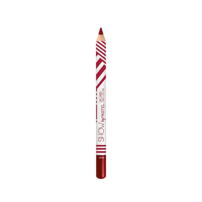 Red Lip Liner Long-Lasting Definition Berry Red Shade Show By Pastel 1pc