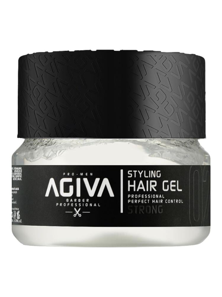 AGIVA Styling Gel Clear - Strong Hold, Natural Shine, Residue-Free, 700ml