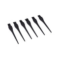 Salon System Hair Dye Brush Set - 6 Pieces for Even Distribution