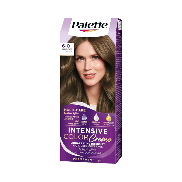 Permanent Hair Dye Dark Blonde Rich Color Gray Coverage Palette 110ml