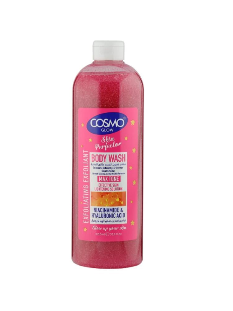 Cosmo Body Wash Scrub Niacinamide Hyaluronic Acid 1000ml