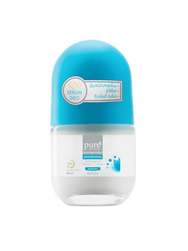 Pure Beauty Passion Antiperspirant Roll-On Q10 Serum - 50ml