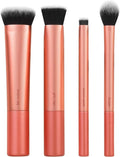 Real Techniques Face Brush Set Base Makeup Application 4 Piece