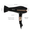 Air Dryer Curler 2200W Combo Tool Black RE 2079 Rebune