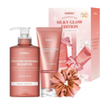 Protein Bonding Shampoo And Treatment Set Silky Glow KUNDAL 500ml