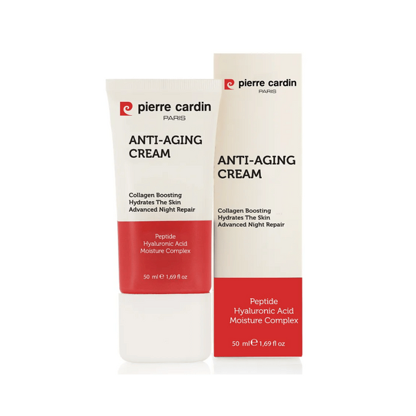 Pierre Cardin Daily Care Cream, Hyaluronic Acid & Peptides, 50ml