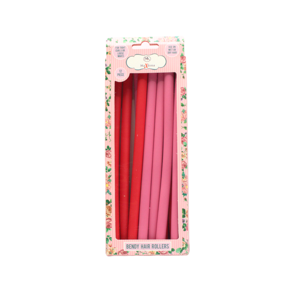 Maxdona Hair Curling Rollers Foam and Silicone 12 Pieces