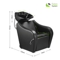 Salon System Land Rover Premium Backwash Unit - Black with Footrest