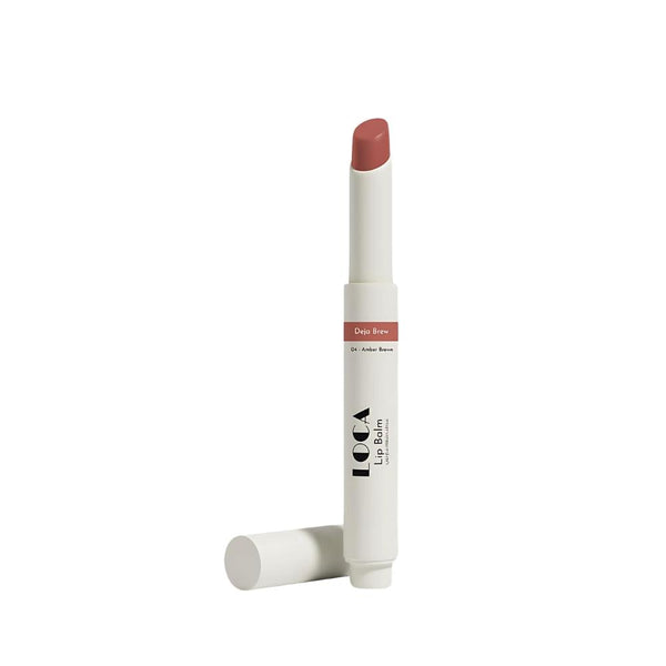 Loca Deja Pro Lip Balm 04 Amber Brown with Jojoba Seed Oil, 1.2g