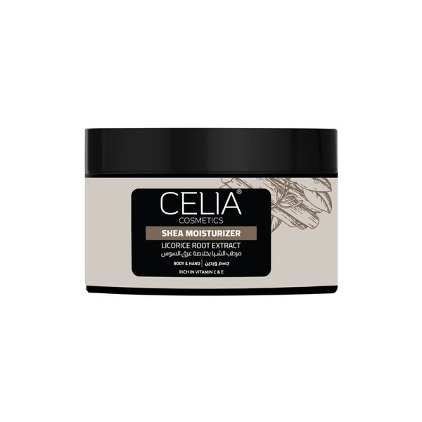 Celia Body Moisturizer Licorice Root Shea Butter Face and Body 300g