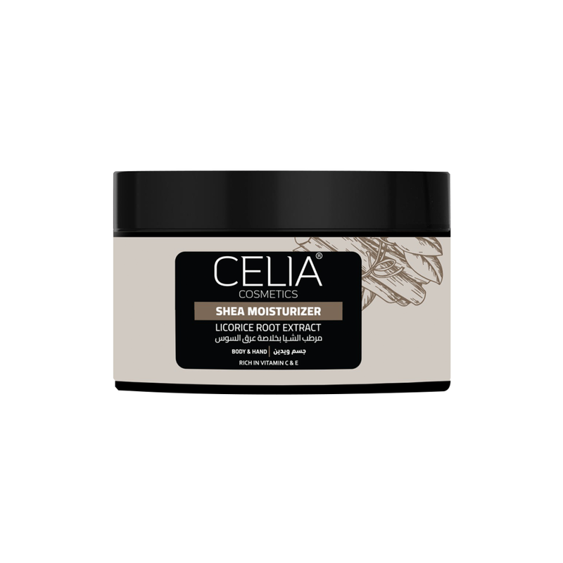 Celia Body Moisturizer Licorice Root Shea Butter Face and Body 300g