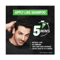 Black Hair Dye Shampoo 3 in 1 Natural Gray Coverage Garnier Men 1.0 200ml