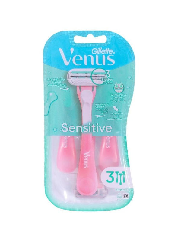 Gillette Venus Sensitive Razor - 3 Blades