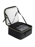 Salon System Makeup Bag with Mirror - Black