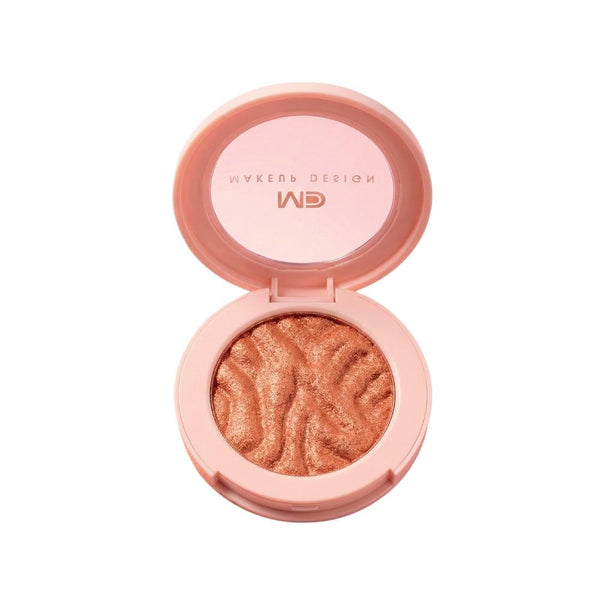 MD Glow Whisper Powder Highlighter, Shimmery Finish, Natural Glow