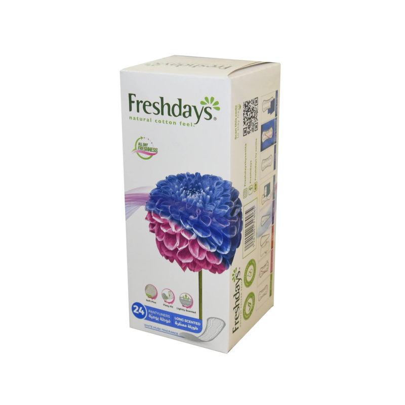 Best Panty Liners For Women Cotton Softness Freshdays 24 Pieces