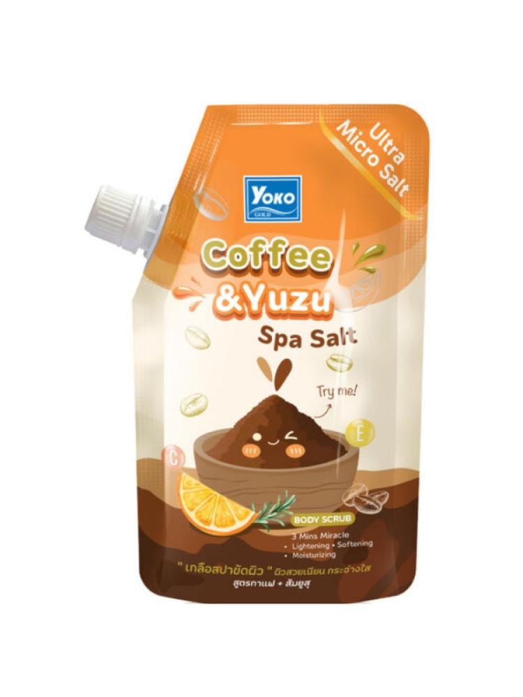 Yoko Gold Coffee & Yuzu Spa Salt Body Scrub - 350g