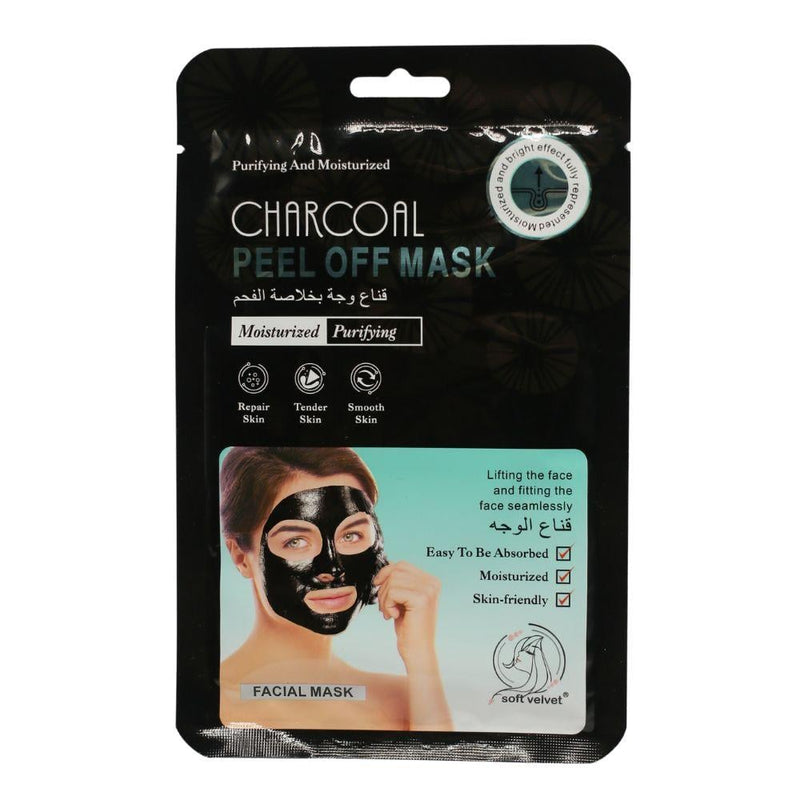 Charcoal Face Mask Purifying Pore Minimizing Soft Velvet 30ml