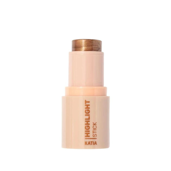 Katia Creamy Highlighter Stick, Antique Gold, with Aloe Vera and Vitamin E