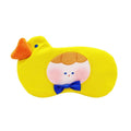 Eye Cover for Sleep Kids Blue Checkered Mini Good