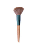 Beauty System Makeup Brush with Wooden Handle for Face Powder and Blush