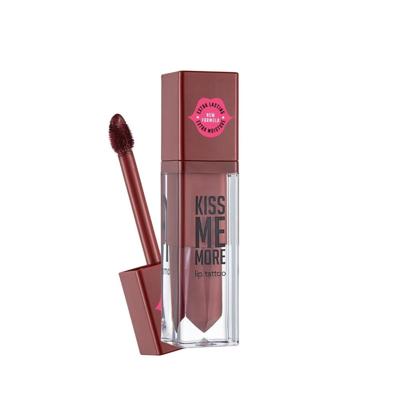 Flormar Kiss Me More Lip Tattoo Liquid Lipstick Matte 010 Choco