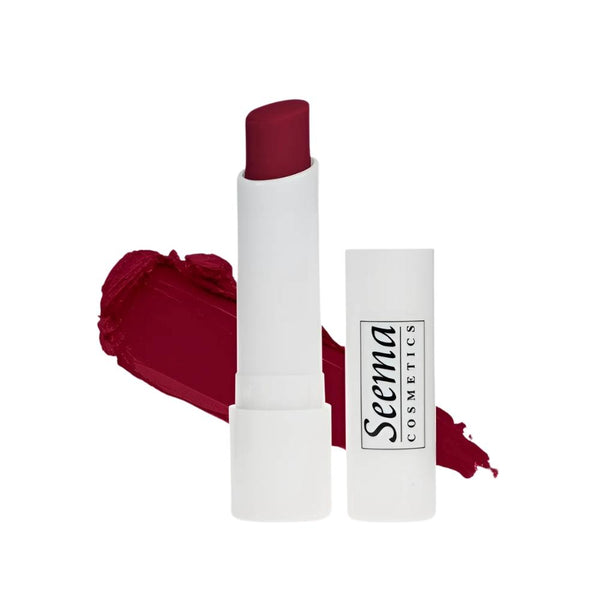 Seema Cosmetics Creamy Velvet Lipstick, Matte Finish, Long-Lasting, Shade 04
