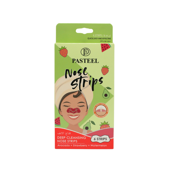 Pastel Fruit Nose Strips for Blackhead Removal, 6 Count