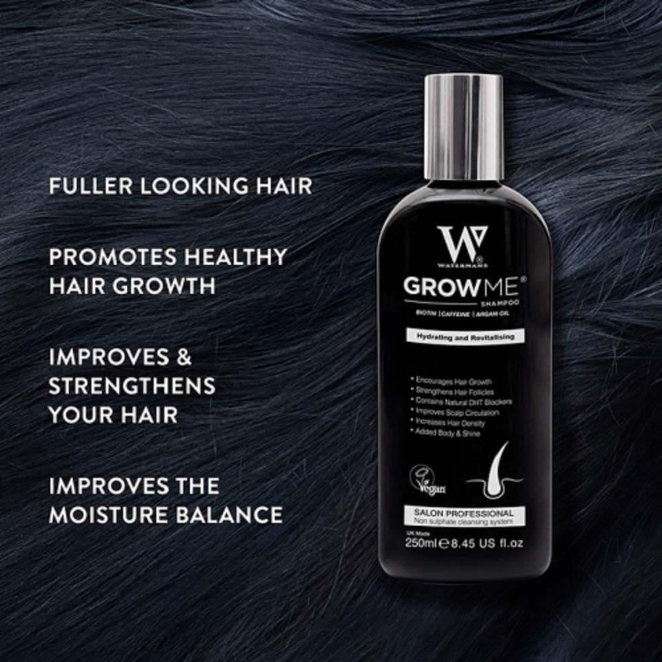 Watermans Grow Me Shampoo Hair Growth Stimulating Formula for All Hair Types 250ml