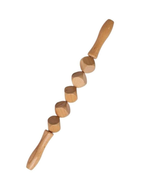 Body Massage Stick with 5 Rings for Muscle Pain Relief