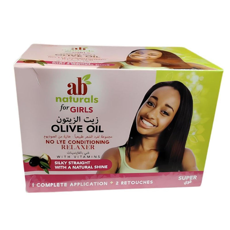 IB Naturals Olive Oil Kids Hair Straightening Kit, Sodium-Free, Strong