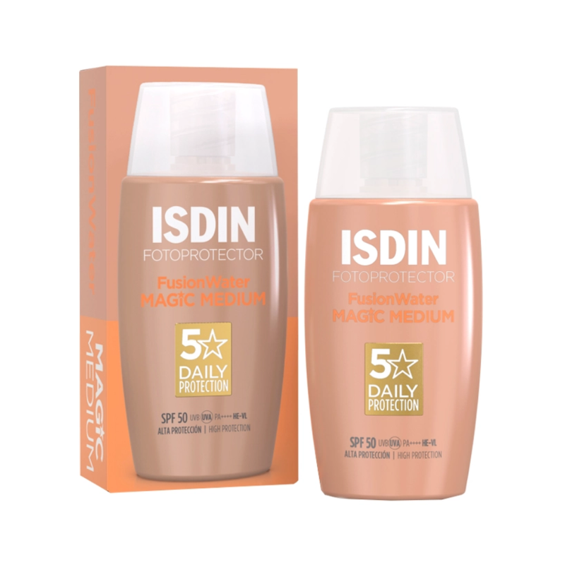 Isdin Fusion Water Sunscreen Medium Tint SPF 50+ 50ml