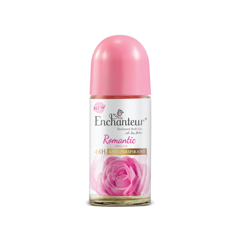 Enchanteur Romantic Roll-On Deodorant, 48-Hour Antiperspirant, 50ml