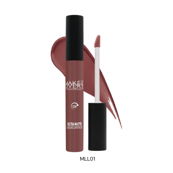 Make Over 22 Ultra Matte Liquid Lipstick MLL01 Full Coverage