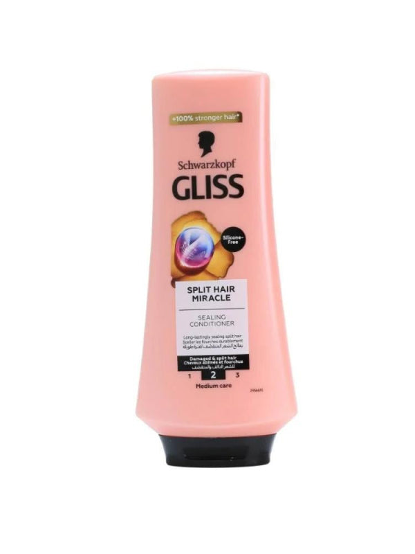 Schwarzkopf Gliss Split Hair Miracle Conditioner - Grape Seed Oil, 360 ml