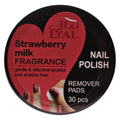 Nail Varnish Remover Pads Assorted Fragrances LyAL 30 Pcs
