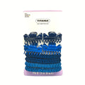 Titania Hair Clips and Ties Set, 8-Piece, Model 8001