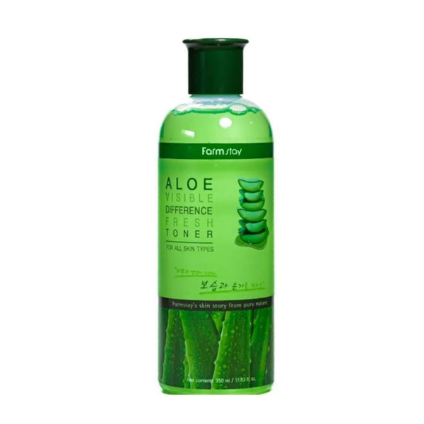 Farm Stay Aloe Vera Moisturizing Toner, Hydrating Skin Balance, 350ml
