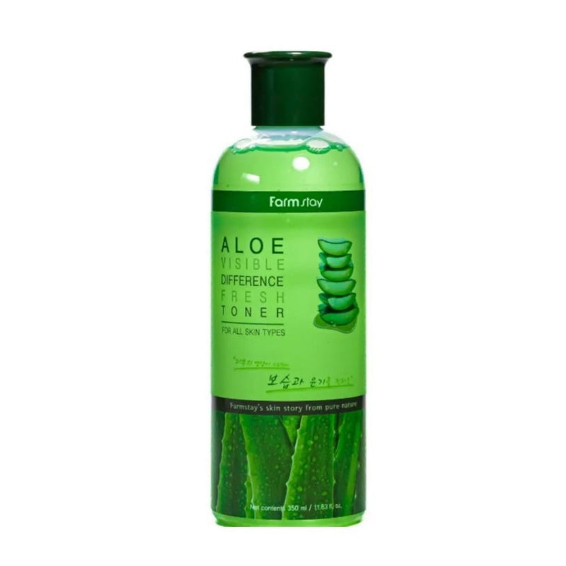 Farm Stay Aloe Vera Moisturizing Toner, Hydrating Skin Balance, 350ml
