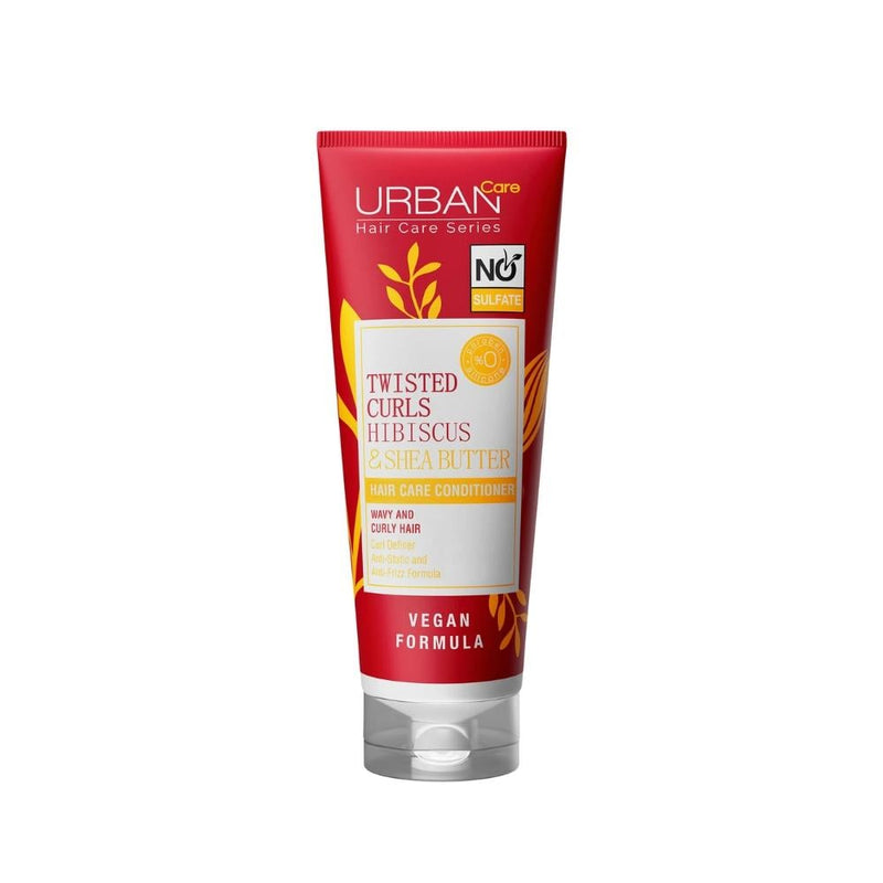 Urban Care Curly Hair Conditioner, Hibiscus & Shea Butter, 250ml