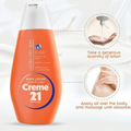Cream 21 Body Lotion with Almond Oil and Vitamin E for Very Dry Skin, 400ml