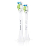 Philips Sonicare Toothbrush Heads for Plaque Removal & Whitening White 2 brushes